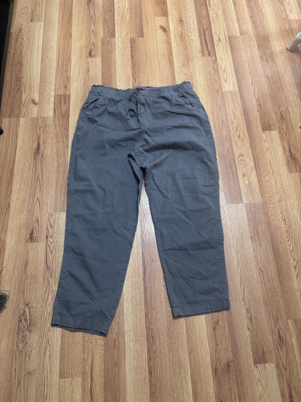 Women’s Grey Casual Drawstring Pants
